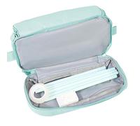 Generico Trousse De Crayons Grande Capacité, Étui À Stylos Multifonction Avec 4 Compartiments, Sacoche Fournitures Scolaires Et Adultes, Grand Étui De Rangement Pour Bureau École Voyage