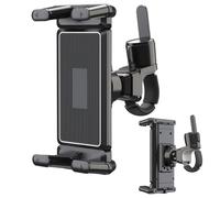 Generico Truck Phone Holder - Abs Clamp-Mount Cradle | Anti-Slip Clamp Phone Mount for Truck Excavator, Multi-Angle Adjustable, Four-Corner Wrap Grip for Vibration-Free Use