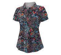 Generico Tshirt Donna Cotone Maglietta Oversize da Donna Casual Comoda Stampa Maniche Corte Colletto Largo Indossare Tutti Giorni Uscite Tunica No Stiro Sexy Corsa Estiva Comfort