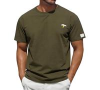 Generico Tshirt Uomo Oversize, Maglietta Uomo Casual con Scollo Rotondo a Maniche Corte Estiva, vestibilità Normale Sport Fitness Tinta Unita Basic Classic Tee Tops