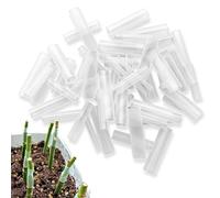 Genérico Tubi per innesto, 50 pezzi di strumento in silicone per innesto e germogli, tubi flessibili, per orto, giardino, vivaio, serra, piante, alberi da frutto e tralicci
