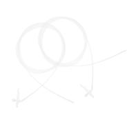 Generico Tubo di Prolunga per Mastice Monouso 3 Metri Ugello Flessibile in Plastica per Applicatore Sigillante Schiumogeno Set da 2 Pezzi per Uso Domestico e Professionale Fai da Te