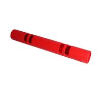 Generico Tubo Fitness con Maniglie, Barile in Gomma Portante, Barra Pesi Portatile for Allenamento, for La Forza di Tutto Il Corpo E Movimenti Carichi in Palestra A Casa(Red/6kg)