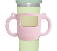 Generico Tumbler Silicone Sleeve Holder - Double-Handle Protective Anti-Slip Cover | 14 Oz Silicone Sleeve For Bottles And Vacuum Insulated Coffee Mugs | High-Temperature Resistant For Travel