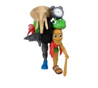 Generico Tung Tung Tung Sahur Figure Toy,Italian Brainrot Figures,Tralalero Tralala Figure,Desk Decorations Gifts for Colleagues and Friends (N)