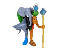 Generico Tung Tung Tung Sahur Figure Toy,Italian Brainrot Figures,Tralalero Tralala Figure,Desk Decorations Gifts for Colleagues and Friends (J)