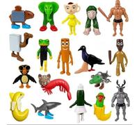 Generico Tung Tung Tung Sahur Figuren,Tralalero Tralala Figure,Italian Brainrot Figures,Desk Decorations Gifts for Colleagues and Friends