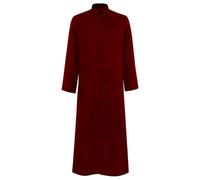 Generico Tunica Medievale Monaco Sacerdote da Uomo Abito Talare Liturgico Paramenti Vestito Pulpito Clero Vacanze per Il Tempo Libero Leggera Costume Festa di Halloween Medievali Carnevale Cospaly