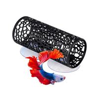 Generico Tunnel Per Pesci Betta - Grotta Per Acquario E Sicuro Con Cava | Nascondiglio Per Acquario Con Ventose | Ornamento Per Rifugio Riposante Betta Habitat | Per Animali Acquatici Cicli