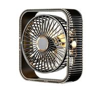 Generico Turbine Table Fan - Tabletop Blower Fan Compact Size With Light