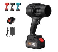 Generico Turbo Jet Blower, Cordless Turbo Super Power Air Duster, Hand Held Leaf Blower Cordless,Portable Handheld Mini Violent Dust Blower,Car Dryer (black)