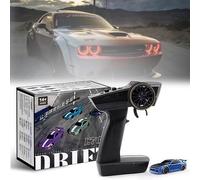Generico Turbo Racing 1/76 RC, Mini Turbo Drive 1/76 Scale Rc Micro Drift Car for Desk, Small Tabletop Drift Tiny Remote Control Fast Turbo Twist Racing with Gyro Full (#8)