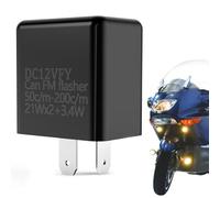 Generico Turn Signal Flaster Relay | Relè, Correzione LED Regolabile A Velocità 12 V 2 Pin Per L'indicatore Di Motorelè Lampeggiatore Del Segnale Di Svolta