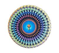 Generico Turntable Mat - Polyester Felt 30.48cm, Record Slipmat, 12 Inch | Optical Illusion Pad, Animated Visual Mat For DJs, Music Lovers, Collectors, Home, Studio, Art Display, Audio Equipment