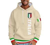 Generico Tuta da Jogging da Uomo Italian Flag Print,Che esalta l'onore e Lo Stile con i Colori della Bandiera Nazionale,Tuta Sportiva Traspirante, per Il Tempo Libero
