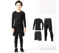 Generico Tuta Da Jogging Per Bambini Ragazzi Felpa Pullover Set Calcio Ragazzo Cordinata Full Print E Pantalone Con Cappuccio Zip/Pullover Inverno Di Felpe 3-15 Anni