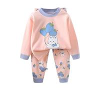 Generico Tuta Da Jogging Per Bambini Stampato Calcio Ragazzo Felpa A Maniche Lunghe Giacche E Pantaloni Con Tasca Inverno Primavera Sportiva Completo Set