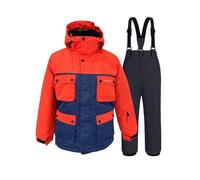 Generico Tuta Da Sci Bambina Con Cappuccio 2 Pezzi Piumino E Pantaloni Due Pezzi Completo Set Tuta Sci Per All'Aperto Tute Abbigliamento Neve