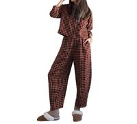 Generico Tuta Donna Casual a Due Pezzi con Gilettino Lungo e Pantaloni Ampi, Perfetta per Indossare Tutto il Giorno in Relax, con un Taglio Moderno e Confortevole