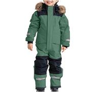 Generico Tuta invernale da neve per neonato Jumpsuit Tute in Flanella Playsuit Snowsuit Romper Body a Maniche Lunghe con Cerniera Pile Bambino e Toddler One Piece