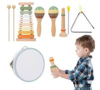 Generico Tuta per Strumenti da Sciopero, Migliora L'apprendimento Precoce, 25x17x8 Cm, Campana, Giocattolo Sonoro, Regalo Creativo, per Bambini da 0 A 6 Anni, Bambini, Ragazzi E Ragazze