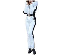 Generico Tuta Sci Bambina Tuta Da Neve Bambina Tuta da sci invernale da esterno per donna impermeabile antivento tuta da sci invernale calda abbigliamento sportivo tuta sportiva giacca in pile