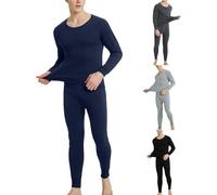Generico Tuta Termica Uomo Intimo Termico Uomo Invernale Maglia Intima Caldo Cotone Completo Termico Invernale Set Maglia Calzamaglia Termica Abbigliamento Intima Caldo Cotone Thermal Underwear Men