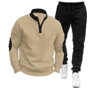 Generico Tuta Uomo Sportiva Larghi Traspirante Felpe E Pantaloni Jogging Comodo Fitness Completi Due Pezzi Y2k Autunno Inverno Completo Uomo Casual Streetwear Tute Da Ginnastica Manica Lunga
