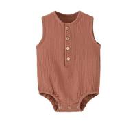 Generico Tutina da Neonato Bambino Pagliaccetto Tutine Jumpsuit Cartone Animato Dolce tinta unita per neonati Bambina 0-18 Mesi