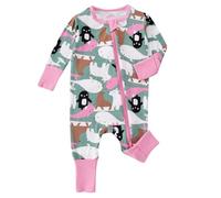 Generico Tutina da Neonato Infant-And-Toddler-Bodysuit Giacca Piedi Pagliaccetto Cartone Animato Simpatica Idea Regalo Morbido e Traspirante per Neonata Neonati Bebè