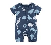 Generico Tutina da Neonato Infant-And-Toddler-Bodysuit Pagliaccetto Pigiama in Cotone Vestiti per Bambini Stampa Carina Tutine Body Morbido e Traspirante Festa del Papà Baby Shower