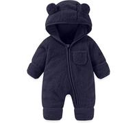 Generico Tutina Invernale da Neonato Jumpsuit Tute neve Cappuccio, Addensare Caldo Pigiama Tuta Sci Body a Maniche Lunghe con Cerniera Inverno Spesso Giacca Piedi Pagliaccetto