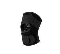 Generico Tutore di Supporto for Ginocchio Regolabile da 1 Pezzo con Cuscinetto in Gel rotuleo, Compatibile for lesioni Dolore al menisco, Allenamento, Sport(Black,2XL)