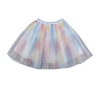 Generico Tutu Ballerina Bambina Gonna da Sogno per Bambine Moda Infantile Abito Tutù con Mezza gonna Arcobaleno Gonfio e Incantevole (5-6Years)