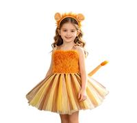 Generico Tutu Dress Leone Tema Costume con Fasce e Coda
