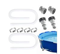 Generico Tuyau de Pompe de Piscine | Proiettore a LED Decorativo | ABS Resistenti all'Acqua sostenibile più Facile da installare Ideale per Le colazioni del Festival balcan Balcón