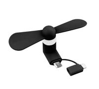 Generico Type C Cell Phone Fan Type-C Silent Heat Relief Ventilation Device