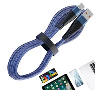 Generico Type C Charging Cable - 120W 10A Fast Charger USB C Cable | Nylon Braideđ 480Mbps Data Transfer Phone Cord For Car, Home & Office Use