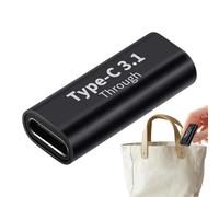 Generico Type C Coupler 10G High Speed Fast Charge Converter - USB C Male To Female Adapter | Data Extension Connector For Laptop PC Desktop Devices Business Travel Use | For Daily Tech Use