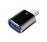 Generico Type C To usbAdapter - High Speed usb3.0 Converter, Male To USB3 Female Adapter, Compatible Driverless Adapter, LED Indicator Light, Aluminum Alloy usbAdapter | For Tablet Mobile Laptop P