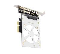 Generico U.2 Expansion Card, Pcie 4.0 Interface Adapter, High-Speed Drive Connector, 12x12x3cm, Stable Data Transfer, Performance Upgrade Module, Tech Enthusiasts Use Efficient Storage Expansion