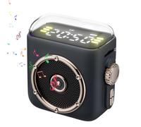 Generico Ultra-Portable Magnetic Back Clip Speaker | Mini Wireless Sound Box For Music, Podcasts & Outdoor Use | Compact Speaker With Clip For Bags, Clothes & Gear