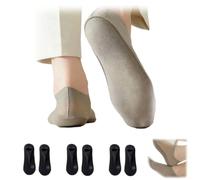 Generico Ultra Thin Liner Non Slip No Show Socks,Breathable Invisible Ice Silk Mesh Socks,Ultra Low Cut No-show Sock for Flat & Loafer，3C