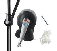 Generico Umbrella Crank Replacement - Outdoor Hand Turn Mechanism with Durable Cord, Anti-Slip Handle for Smooth | Practical Parasol Repair Component Suitable Balcony Garden Poolside Patio Picnic