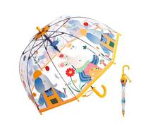 Generico Umbrella for Kids Hook Handle Easy-Grip Clear Equipment