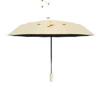 Generico Umbrella For Rain,Reverse Folding Solar Protection Parasol - Reflective Auto Open And Close Windproof Umbrella | For Outdoor Beach Pool Golf College Dorm Picnic Backpack Commuting
