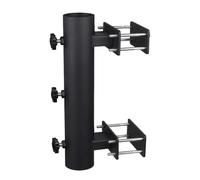 Generico Umbrella Holder | 11.41 Inches Deck Railing Umbrella Holder Rust Resistant Drill Free Parasol Stand Bracket | - Outdoor Accessory - Balconies Courtyards Gardens Railing Pole Mounting