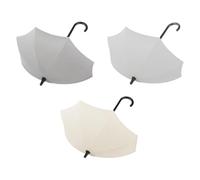 Generico Umbrella Shaped Key Hooks - Decorative Wall Hooks For Hallway, Kitchen & Bathroom | No Drill Key Holder & Towel Hook | Creative Wall-Mounted For Hats & Accessories, 3*PCs