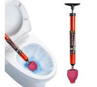 Generico Unclog Toilet - 180 Steering Reusable Comfortable Handle, High Pressure Toilet Air Plunger, Pneumatic Pipe Pump blasterr, Compressed Air Drain Opener | for Household Home Kitchen Bathroom