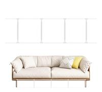 Generico Under Bed Blocker for Pets | Adjustable Clear Barrier Board | Under Furniture Blocker | for Home Sofa Corner Doorway Chair Living Room Bedroom